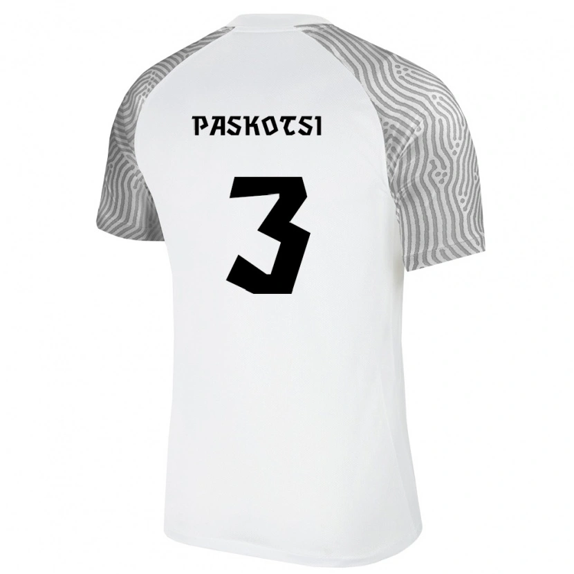 Danxen Män Estland Maksim Paskotsi #3 Vit Grå Bortatröja Matchtröjor 26-28 Tröjor T-Tröja