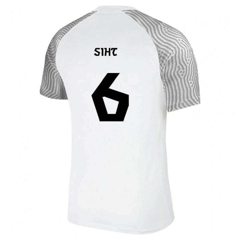 Danxen Män Estland Rommi Siht #6 Vit Grå Bortatröja Matchtröjor 26-28 Tröjor T-Tröja