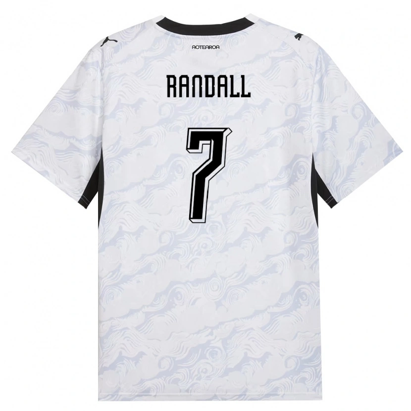 Danxen Män Nya Zeeland Jesse Randall #7 Svart Vit Bortatröja Matchtröjor 26-28 Tröjor T-Tröja