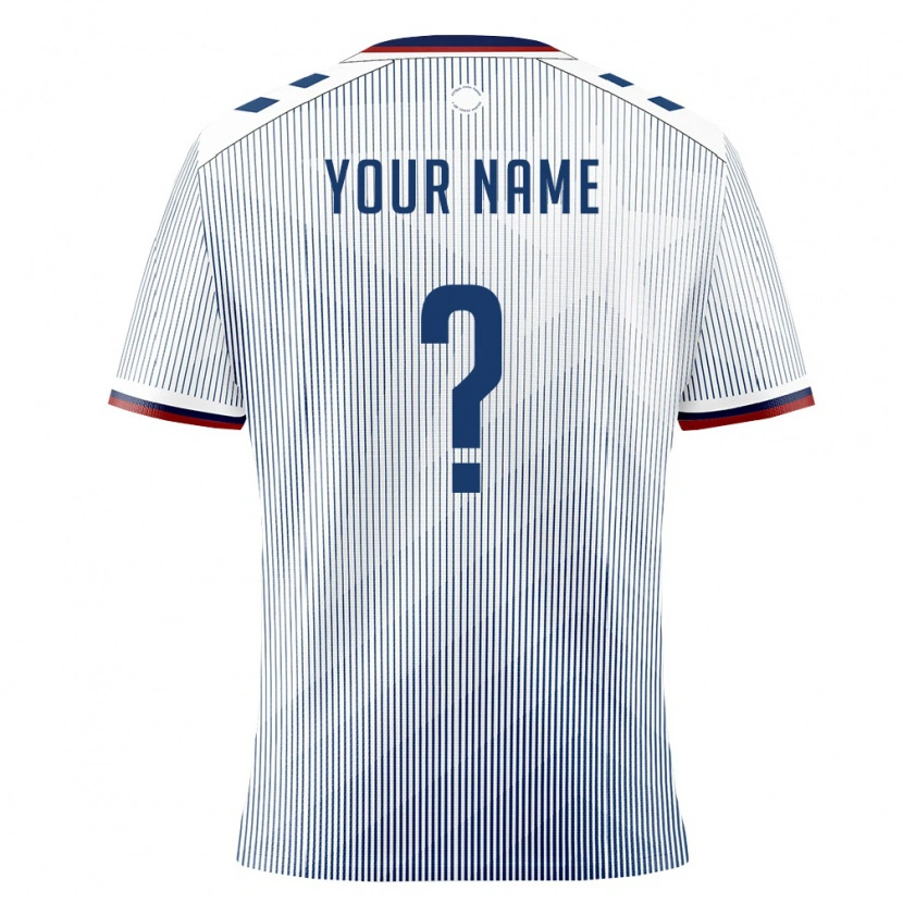 Danxen Män Puerto Rico Ditt Namn #0 Kunglig Blå Vit Bortatröja Matchtröjor 26-28 Tröjor T-Tröja