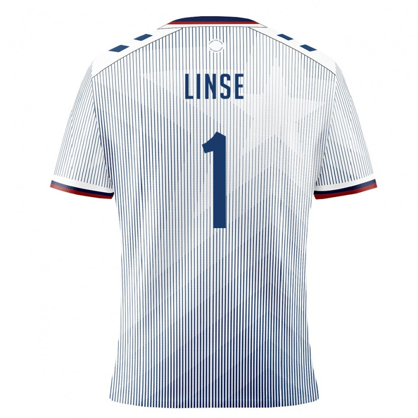 Danxen Män Puerto Rico Maximilian Linse #1 Kunglig Blå Vit Bortatröja Matchtröjor 26-28 Tröjor T-Tröja