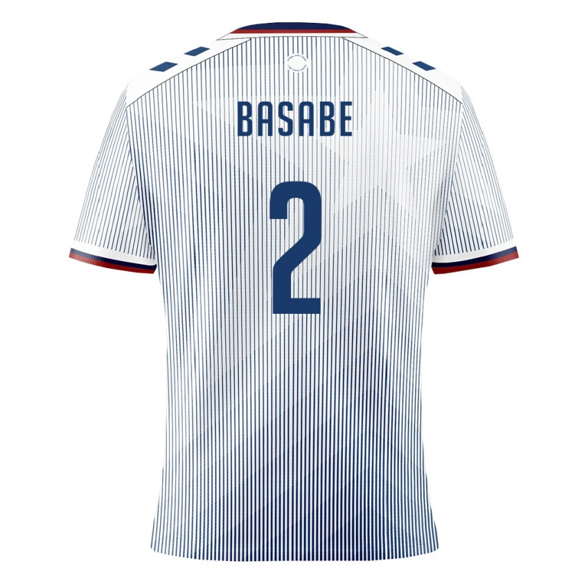 Danxen Män Puerto Rico Ryan Basabe #2 Kunglig Blå Vit Bortatröja Matchtröjor 26-28 Tröjor T-Tröja