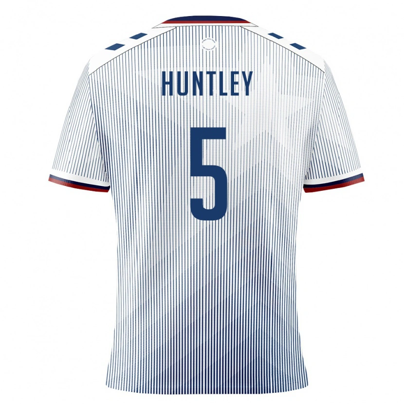 Danxen Män Puerto Rico Marcelo Huntley #5 Kunglig Blå Vit Bortatröja Matchtröjor 26-28 Tröjor T-Tröja