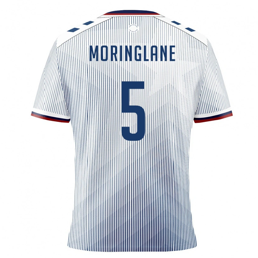 Danxen Män Puerto Rico Luis Moringlane #5 Kunglig Blå Vit Bortatröja Matchtröjor 26-28 Tröjor T-Tröja