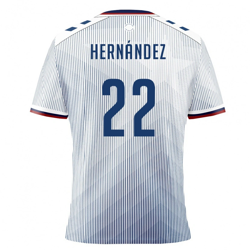 Danxen Män Puerto Rico Noeh Hernández #22 Kunglig Blå Vit Bortatröja Matchtröjor 26-28 Tröjor T-Tröja