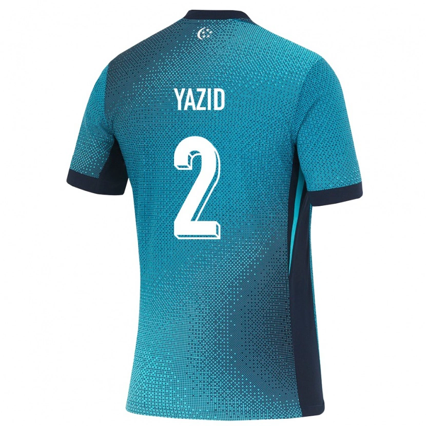 Danxen Män Singapore Aqil Yazid #2 Mörk Turkos Svart Bortatröja Matchtröjor 26-28 Tröjor T-Tröja