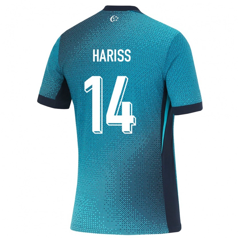 Danxen Män Singapore Hariss Harun #14 Mörk Turkos Svart Bortatröja Matchtröjor 26-28 Tröjor T-Tröja