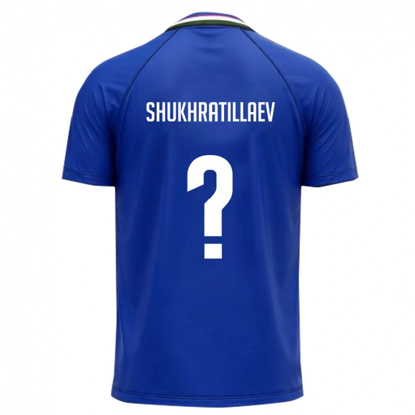 Danxen Kvinnor Uzbekistan Usmon Shukhratillaev #0 Kunglig Blå Vit Hemmatröja Matchtröjor 26-28 Tröjor T-Tröja