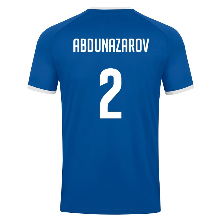 Danxen Kvinnor Uzbekistan Diyorbek Abdunazarov #2 Kunglig Blå Vit Hemmatröja Matchtröjor 26-28 Tröjor T-Tröja