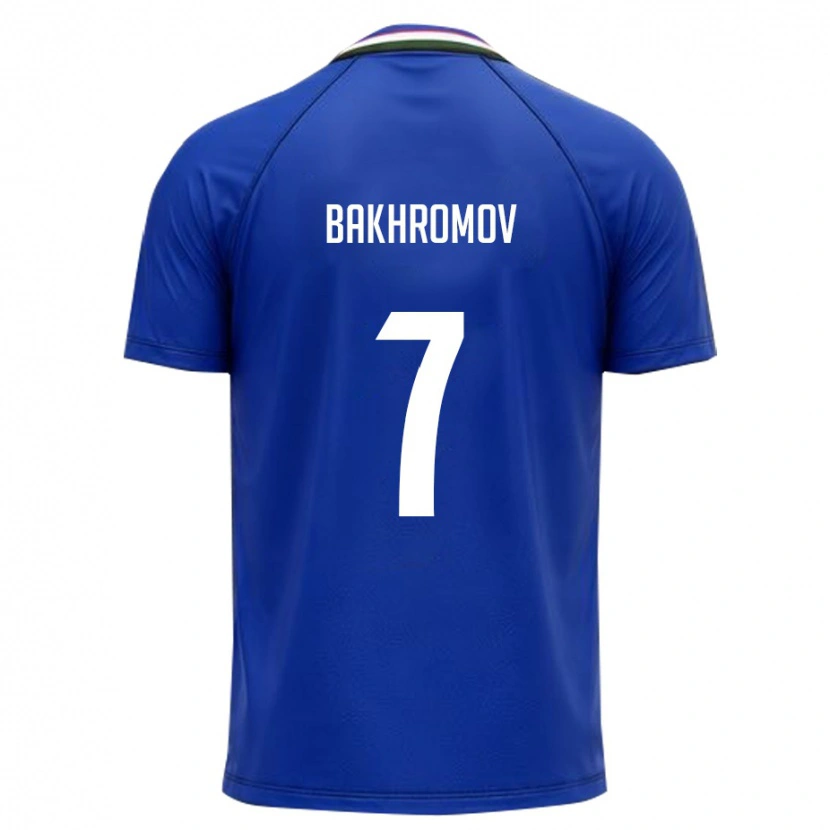 Danxen Kvinnor Uzbekistan Sardorbek Bakhromov #7 Kunglig Blå Vit Hemmatröja Matchtröjor 26-28 Tröjor T-Tröja