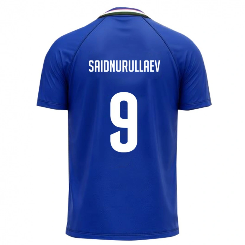 Danxen Kvinnor Uzbekistan Saidumarkhon Saidnurullaev #9 Kunglig Blå Vit Hemmatröja Matchtröjor 26-28 Tröjor T-Tröja