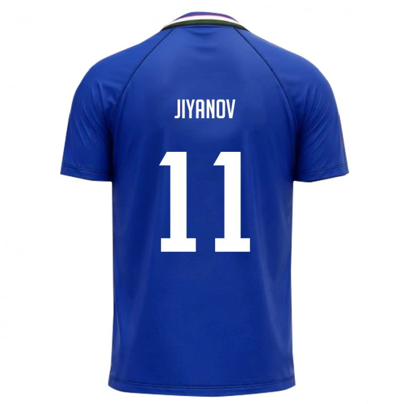 Danxen Kvinnor Uzbekistan Ruslanbek Jiyanov #11 Kunglig Blå Vit Hemmatröja Matchtröjor 26-28 Tröjor T-Tröja