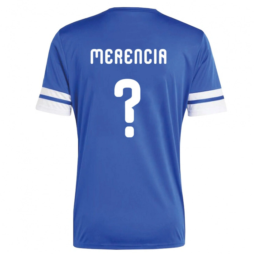 Danxen Kvinnor Curaçao Leandro Merencia #0 Marin Vit Hemmatröja Matchtröjor 26-28 Tröjor T-Tröja