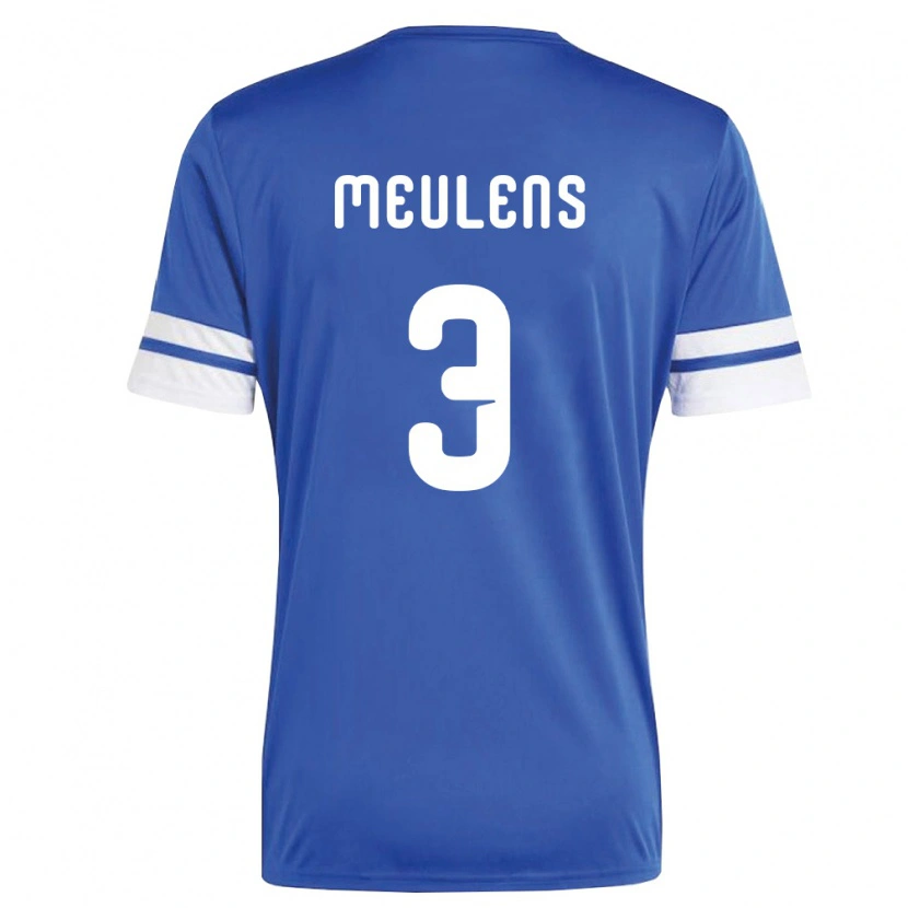 Danxen Kvinnor Curaçao Giordinelo Meulens #3 Marin Vit Hemmatröja Matchtröjor 26-28 Tröjor T-Tröja