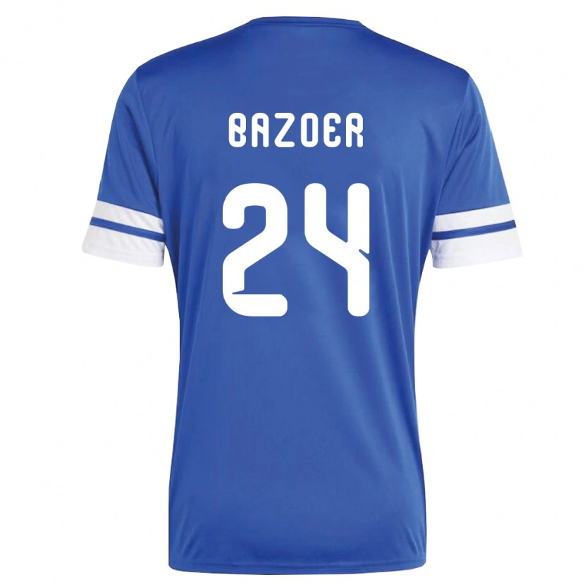 Danxen Kvinnor Curaçao Riechedly Bazoer #24 Marin Vit Hemmatröja Matchtröjor 26-28 Tröjor T-Tröja