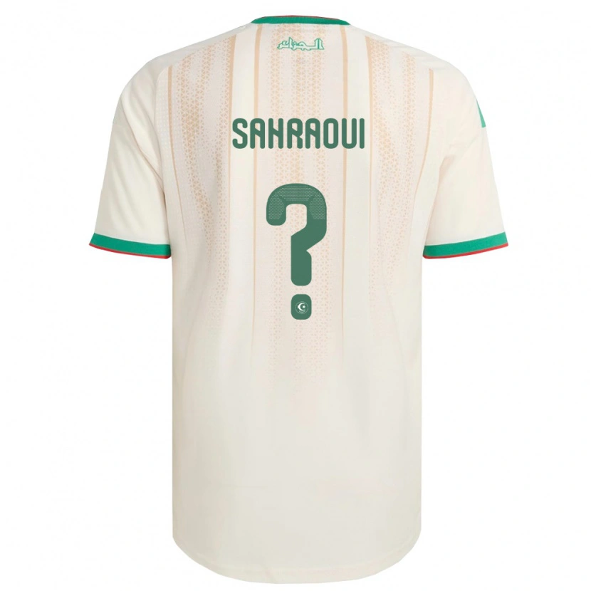 Danxen Kvinnor Algeriet Jebryl Sahraoui #0 Off-White Grön Röd Hemmatröja Matchtröjor 26-28 Tröjor T-Tröja