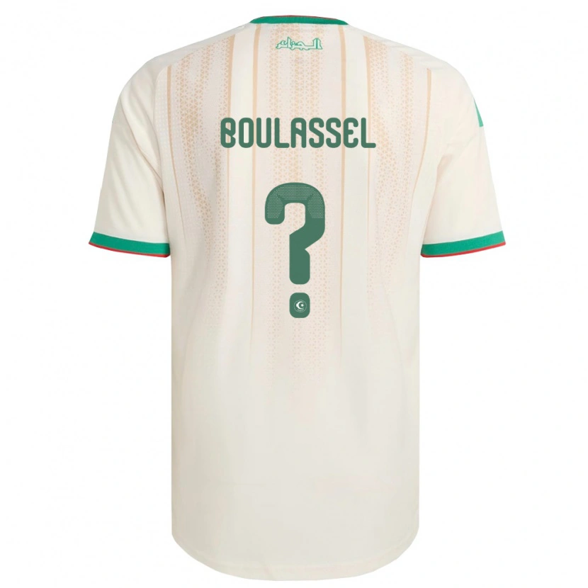 Danxen Kvinnor Algeriet Wassim Boulassel #0 Off-White Grön Röd Hemmatröja Matchtröjor 26-28 Tröjor T-Tröja