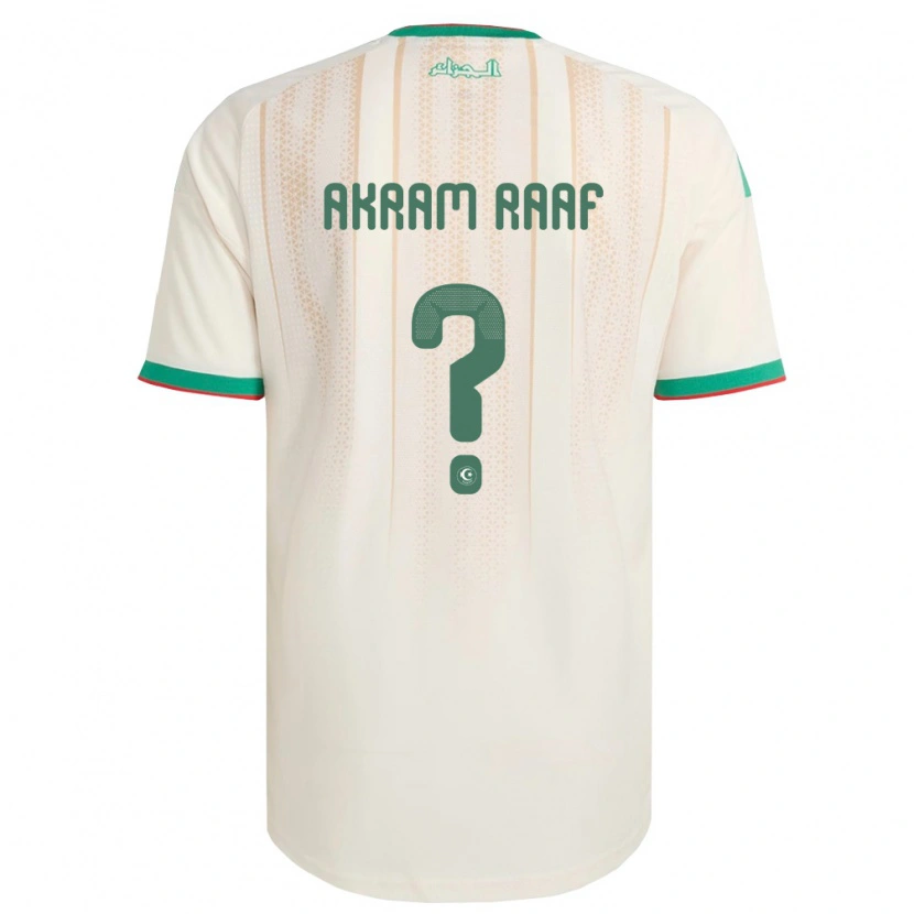Danxen Kvinnor Algeriet Mohand Akram Raaf #0 Off-White Grön Röd Hemmatröja Matchtröjor 26-28 Tröjor T-Tröja