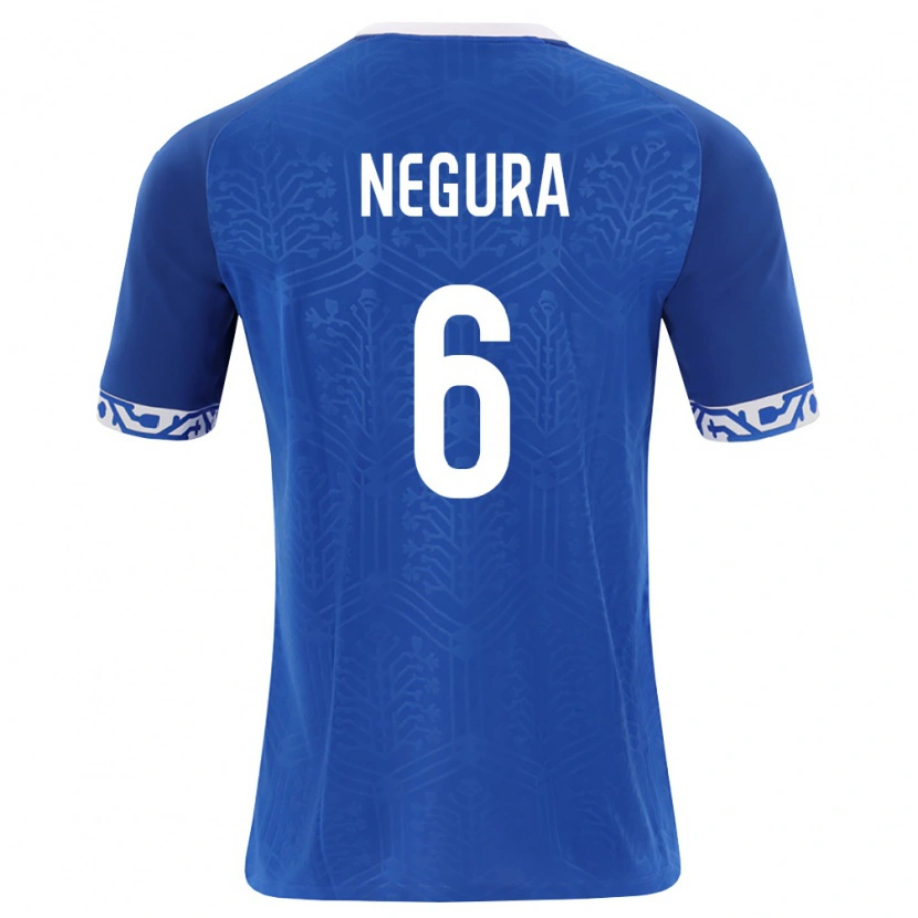Danxen Kvinnor Moldavien Alexandru Negura #6 Kunglig Blå Vit Hemmatröja Matchtröjor 26-28 Tröjor T-Tröja