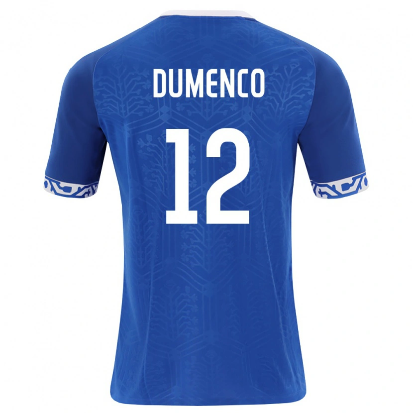 Danxen Kvinnor Moldavien Roman Dumenco #12 Kunglig Blå Vit Hemmatröja Matchtröjor 26-28 Tröjor T-Tröja