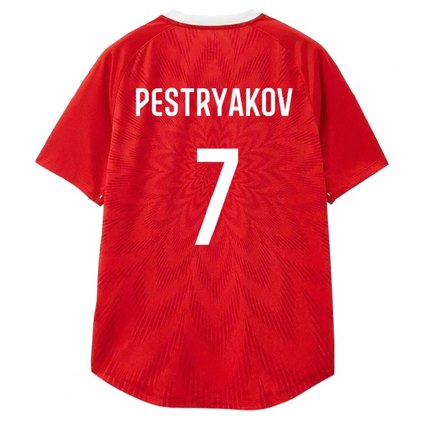 Danxen Kvinnor Ryssland Dmitriy Pestryakov #7 Röd Vit Brun Hemmatröja Matchtröjor 26-28 Tröjor T-Tröja