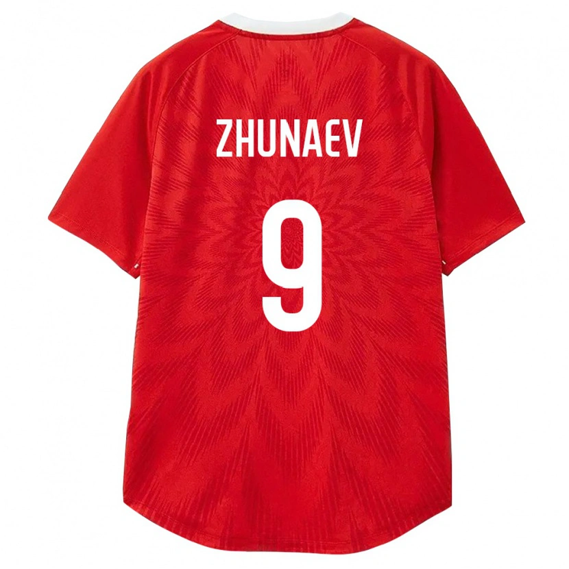 Danxen Kvinnor Ryssland Ivan Zhunaev #9 Röd Vit Brun Hemmatröja Matchtröjor 26-28 Tröjor T-Tröja
