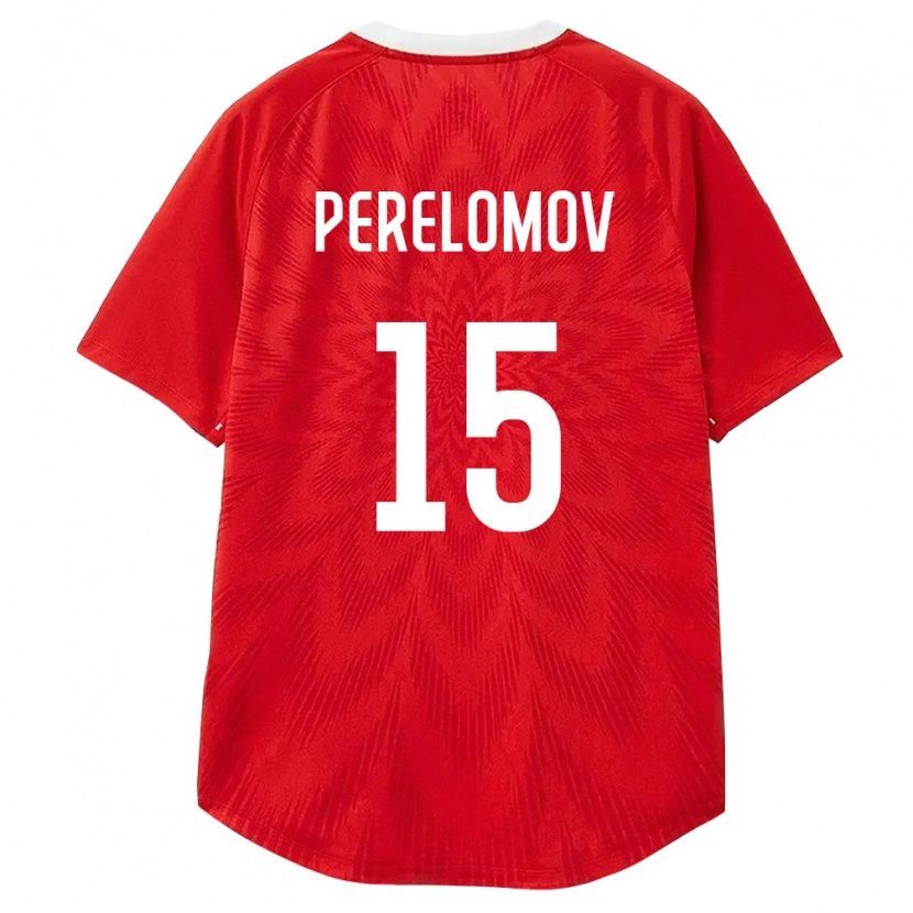 Danxen Kvinnor Ryssland Ivan Perelomov #15 Röd Vit Brun Hemmatröja Matchtröjor 26-28 Tröjor T-Tröja