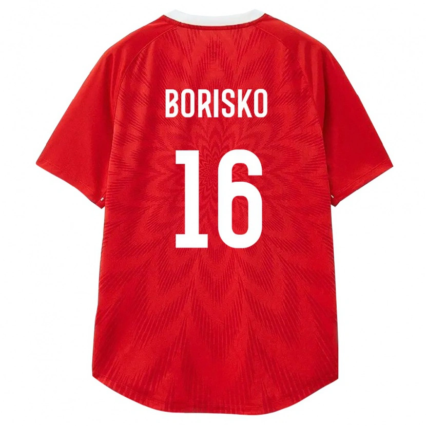 Danxen Kvinnor Ryssland Maksim Borisko #16 Röd Vit Brun Hemmatröja Matchtröjor 26-28 Tröjor T-Tröja
