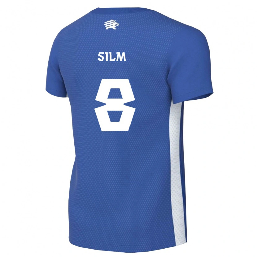 Danxen Kvinnor Estland Jaron Silm #8 Mörkblå Vit Hemmatröja Matchtröjor 26-28 Tröjor T-Tröja