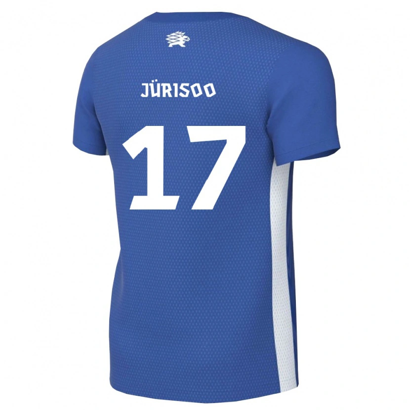 Danxen Kvinnor Estland Taavi Jürisoo #17 Mörkblå Vit Hemmatröja Matchtröjor 26-28 Tröjor T-Tröja