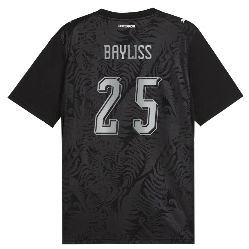 Danxen Kvinnor Nya Zeeland Lachlan Bayliss #25 Vit Svart Grå Hemmatröja Matchtröjor 26-28 Tröjor T-Tröja