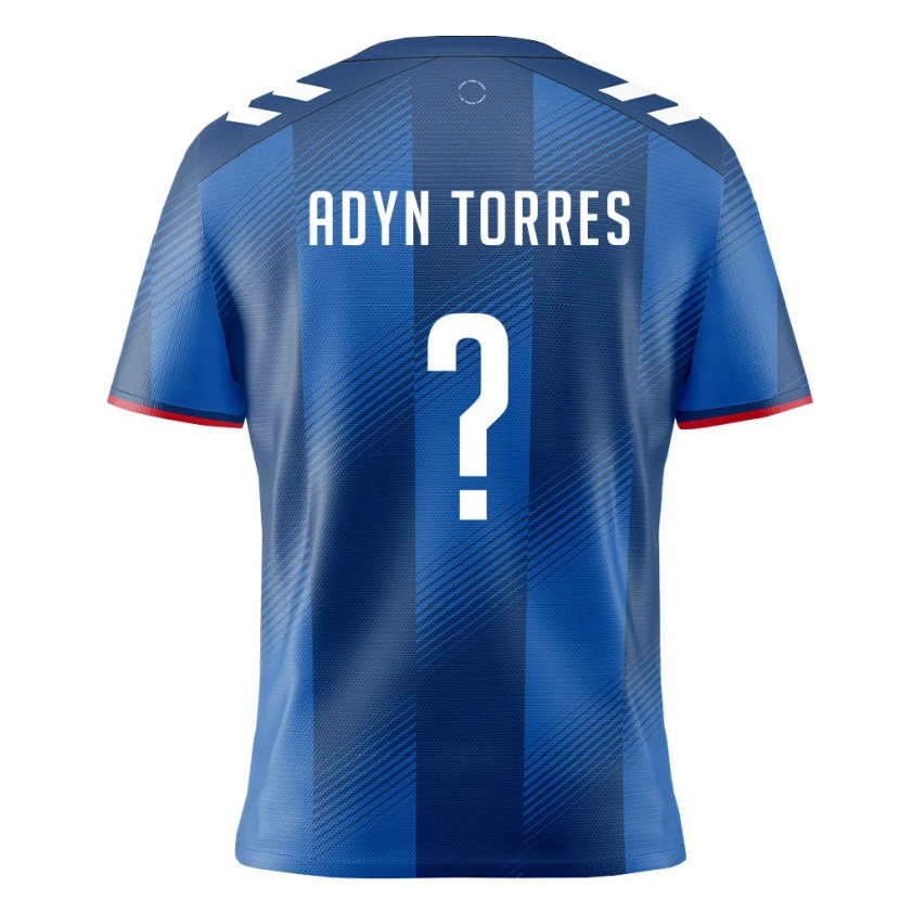 Danxen Kvinnor Puerto Rico Adyn Torres #0 Kunglig Blå Röd Vit Hemmatröja Matchtröjor 26-28 Tröjor T-Tröja