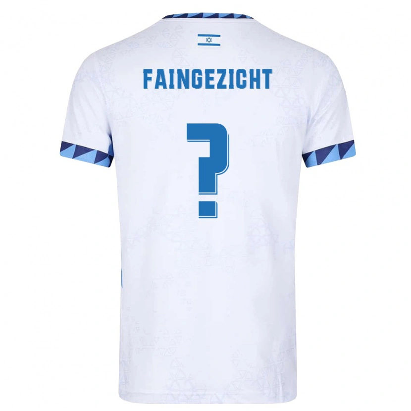 Danxen Kvinnor Israel Yinon Faingezicht #0 Vit Ljusblå Hemmatröja Matchtröjor 26-28 Tröjor T-Tröja