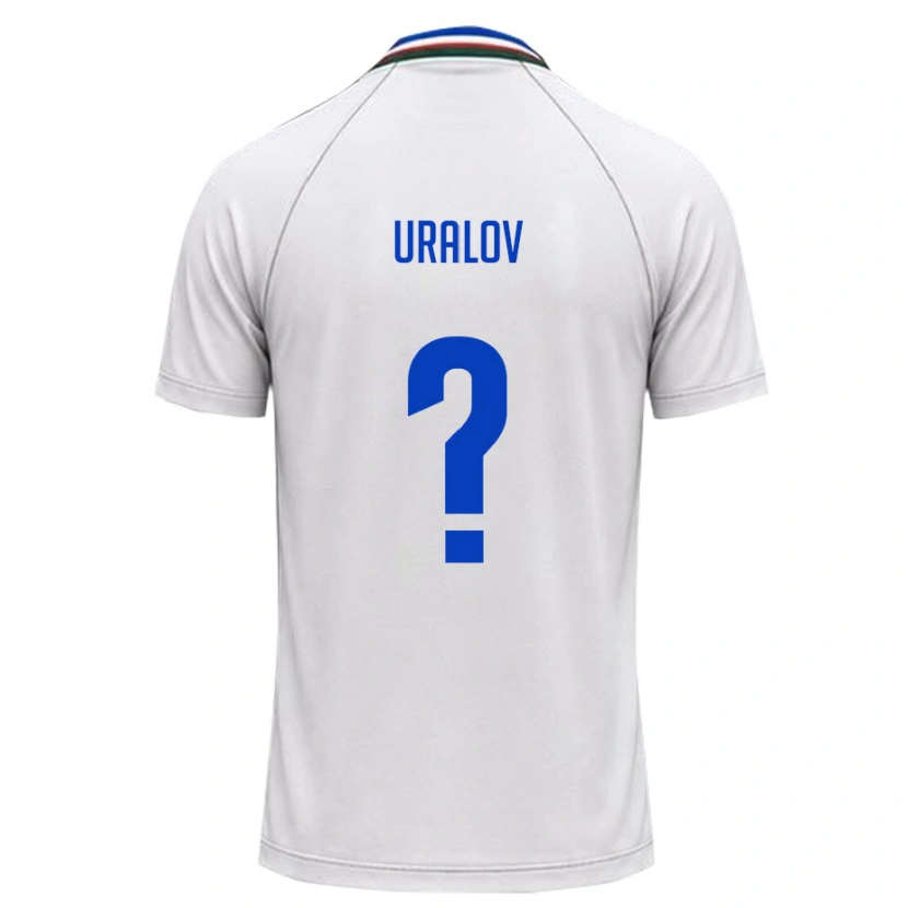 Danxen Kvinnor Uzbekistan Khusan Uralov #0 Vit Mörk Grön Bortatröja Matchtröjor 26-28 Tröjor T-Tröja