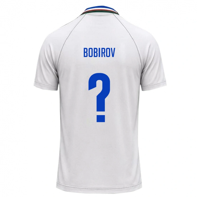 Danxen Kvinnor Uzbekistan Abdulaziz Bobirov #0 Vit Mörk Grön Bortatröja Matchtröjor 26-28 Tröjor T-Tröja