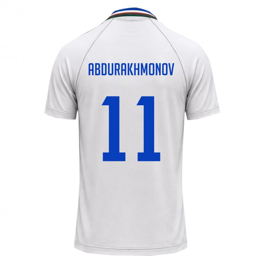 Danxen Kvinnor Uzbekistan Firdavs Abdurakhmonov #11 Vit Mörk Grön Bortatröja Matchtröjor 26-28 Tröjor T-Tröja