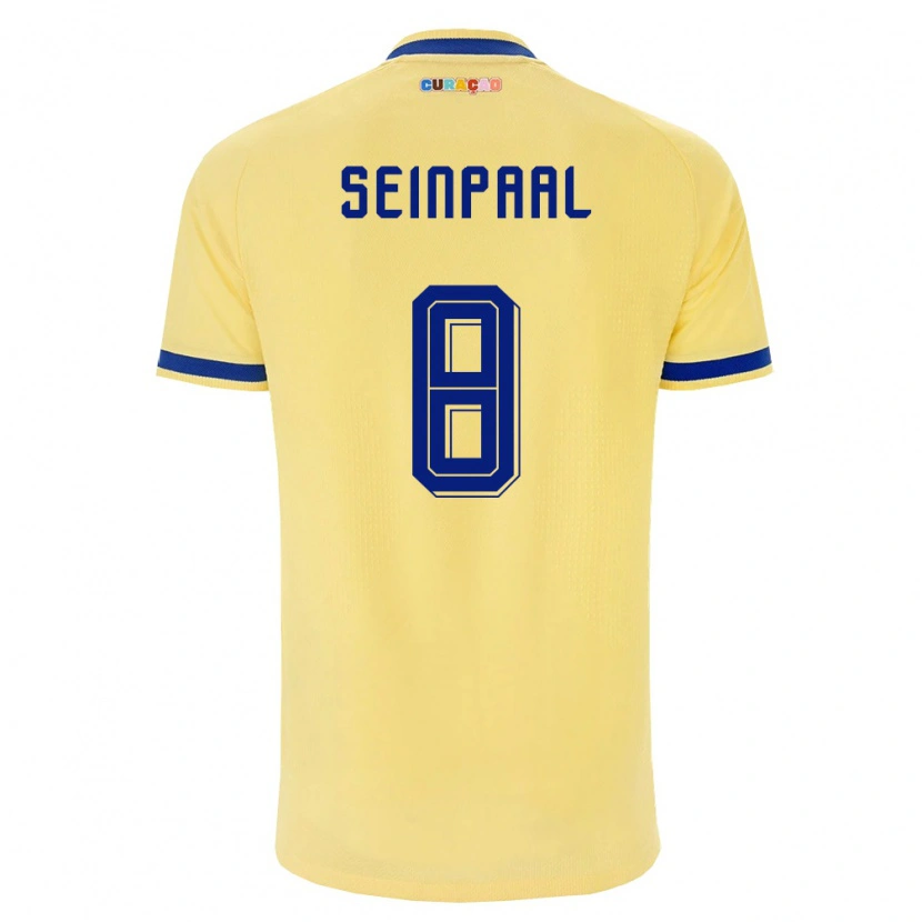 Danxen Kvinnor Curaçao Kydion Seinpaal #8 Gul Marin Rosa Bortatröja Matchtröjor 26-28 Tröjor T-Tröja