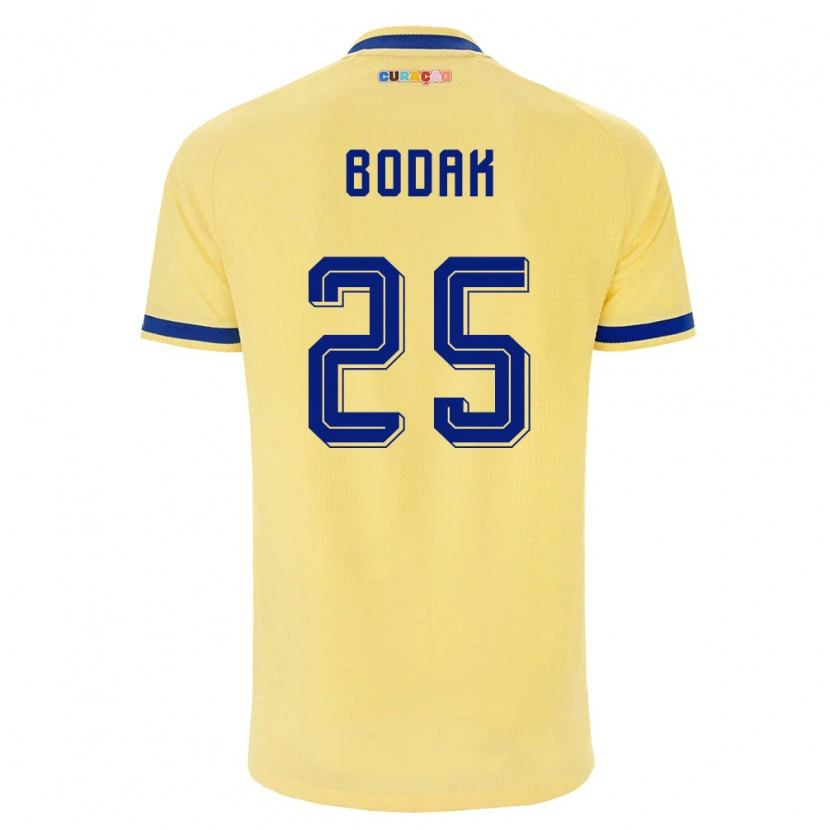 Danxen Kvinnor Curaçao Tyrick Bodak #25 Gul Marin Rosa Bortatröja Matchtröjor 26-28 Tröjor T-Tröja