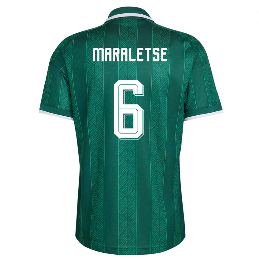 Danxen Kvinnor Sydafrika Kamohelo Maraletse #6 Grön Vit Guld Bortatröja Matchtröjor 26-28 Tröjor T-Tröja