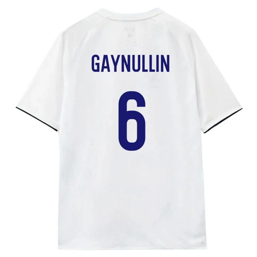 Danxen Kvinnor Ryssland Ramil Gaynullin #6 Vit Brun Svart Bortatröja Matchtröjor 26-28 Tröjor T-Tröja