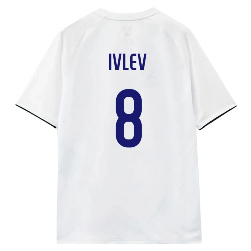 Danxen Kvinnor Ryssland Andrey Ivlev #8 Vit Brun Svart Bortatröja Matchtröjor 26-28 Tröjor T-Tröja