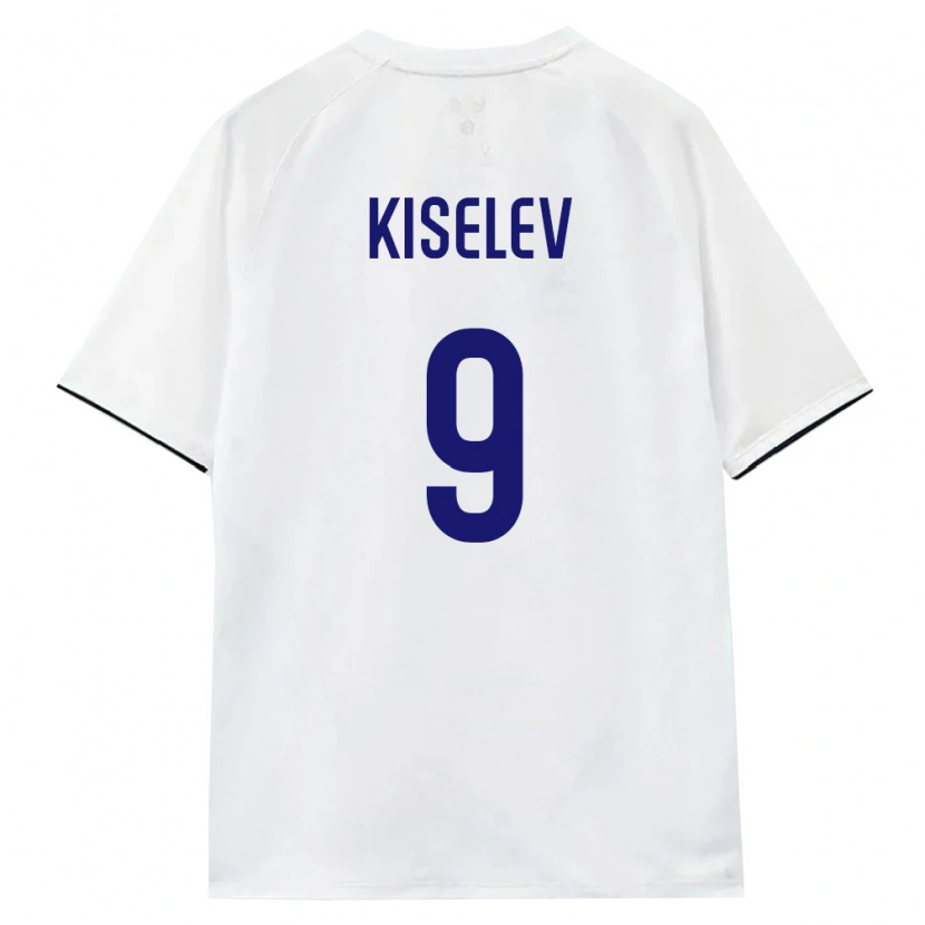 Danxen Kvinnor Ryssland Daniil Kiselev #9 Vit Brun Svart Bortatröja Matchtröjor 26-28 Tröjor T-Tröja