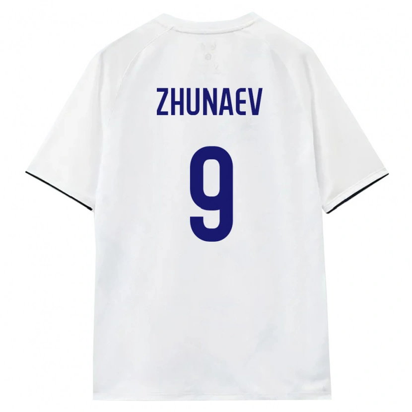 Danxen Kvinnor Ryssland Ivan Zhunaev #9 Vit Brun Svart Bortatröja Matchtröjor 26-28 Tröjor T-Tröja
