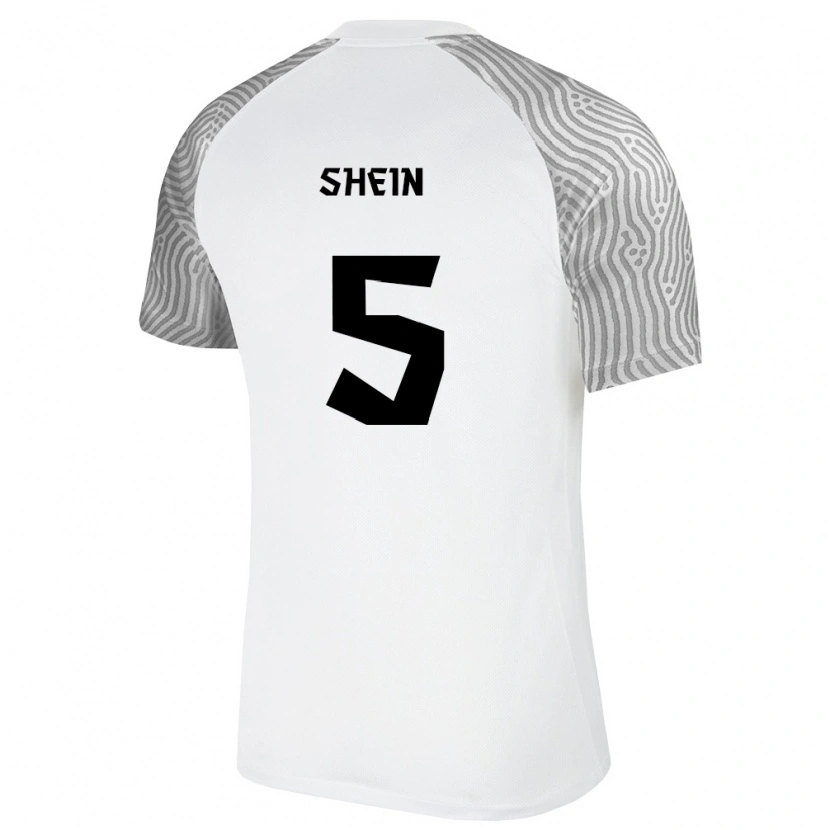 Danxen Kvinnor Estland Rocco Shein #5 Vit Grå Bortatröja Matchtröjor 26-28 Tröjor T-Tröja