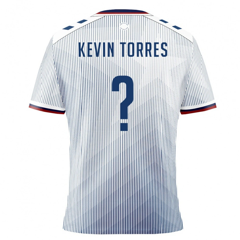 Danxen Kvinnor Puerto Rico Kevin Torres #0 Kunglig Blå Vit Bortatröja Matchtröjor 26-28 Tröjor T-Tröja