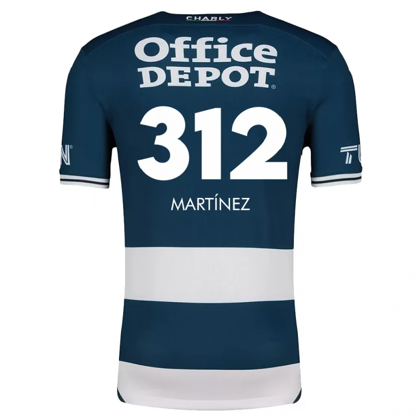 Danxen Barn Ulises Martínez #312 Blå Vit Hemmatröja Matchtröjor 2024/25 Tröjor T-Tröja