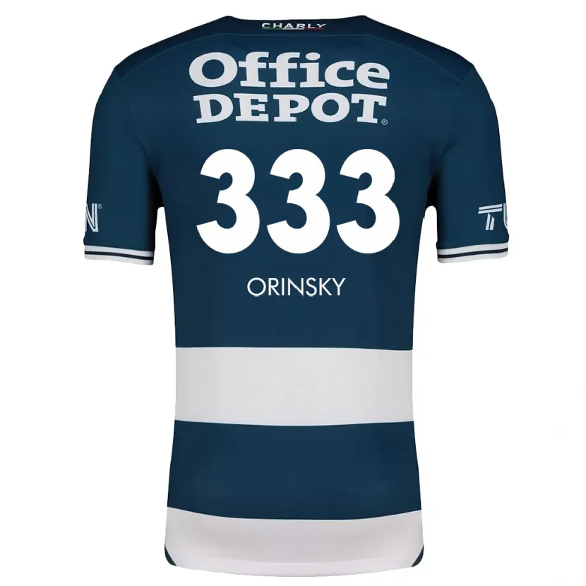 Danxen Barn Edson Orinsky #333 Blå Vit Hemmatröja Matchtröjor 2024/25 Tröjor T-Tröja