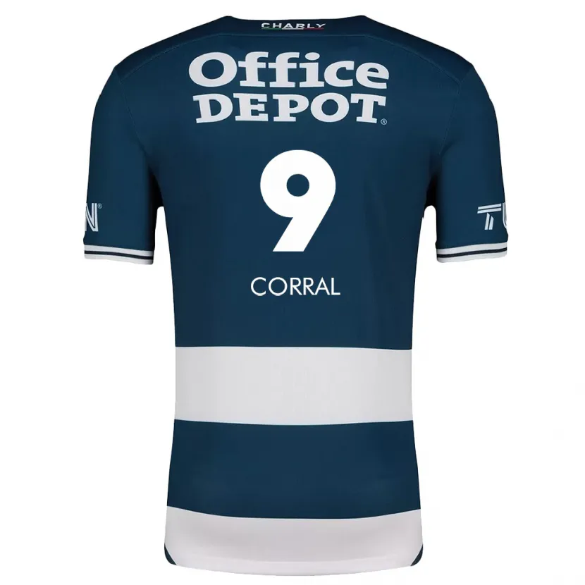 Danxen Barn Charlyn Corral #9 Blå Vit Hemmatröja Matchtröjor 2024/25 Tröjor T-Tröja