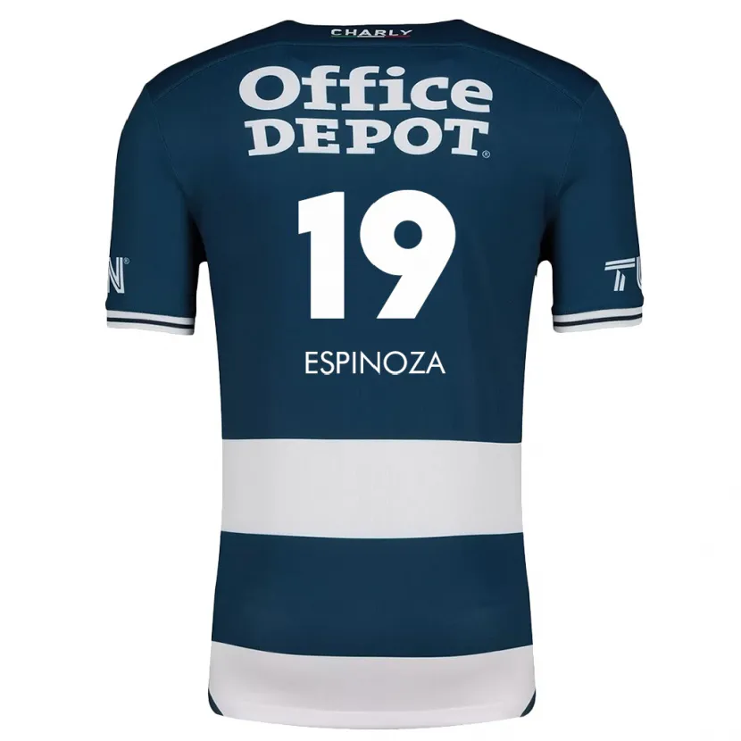 Danxen Barn Giselle Espinoza #19 Blå Vit Hemmatröja Matchtröjor 2024/25 Tröjor T-Tröja