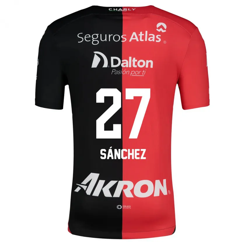 Danxen Barn Antonio Sánchez #27 Röd Svart Hemmatröja Matchtröjor 2024/25 Tröjor T-Tröja